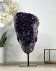 Stunning Large Deep Purple Natural Amethyst Cluster - MWS2095