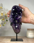 Unique Amethyst Cluster with huge Deep Purple Crystals - MWS1756