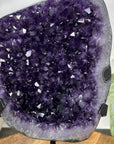 Natural Top Grade Amethyst Cluster on Metal Stand for Home Decor - MWS3108