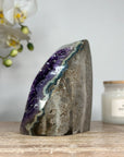 Stunning Natural Amethyst Geode with Jasper Shell - CBP1085