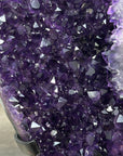 A Grade Amethyst Stone with Green Jasper Shell - MWS2219