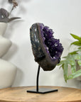Natural Uruguayan Amethyst Geode on Stand - MWS3097