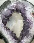 Natural Amethyst Geode wih Calcite Crystal interior - MWS3018
