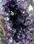 Natural XXL Amethyst & Agate Geode, Huge Deep Purple Crystals - CBP1097