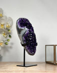 Stunning Deep Purple Natural Amethyst Geode - MWS1808