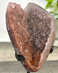Natural Fire Quartz Cluster on Stand - MWS3369