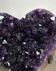 Stunning Deep Purple Amethyst Heart Carving - HST0284