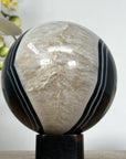 Dyed Quartz & Banded Agate Sphere Geode - SPH0146