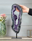 Huge Amethyst Geode Portal on Metal Stand - MWS2759