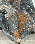 Top Grade Natural Amethyst Stalacite Formation with Agate Shell - MWS3301
