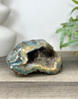 Natural Quartz & Jasper Geode with Micro Stalactites Formations - STGE0039