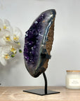 Stunning Uruguayan Amethyst Cluster with Agate Shell - MWS1449