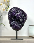 Deep Purple Amethyst Crystal Cluster for Home Decor Display - MWS2616