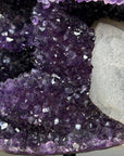 Huge Natural Amethyst Stone Geode with Rare Calcite Formation - MWS2836