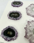 Stunning Amethyst Stalactite Slices for Jewelers - Wholesale Bulk Pack - STS0034