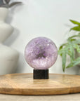 Amethyst Druzy Sphere Geode - SPH0212
