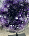 Amethyst Geode with Deep Purple Large Crystals from Uruguay - MWS2930