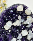 Top Grade Amethyst Cluster with Calcite Crystal Inclusions - CBP1165