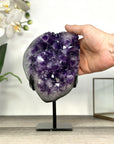 Uruguayan Amethyst Stone Cluster with Large and Shinny Crystals - MWS2815