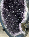 A Grade Amethyst Stone on Metal Stand - MWS2845