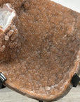 Natural Orange Sugar Quartz Geode - MWS2873