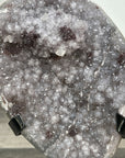 Sugar Quartz Druzy Geode on Stand - MWS2876