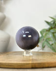 Banded Agate & Druzy Sphere Geode - SPH0222