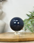 Banded Agate & Druzy Sphere Geode with Crystal Formation - SPH0226