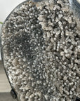 Natural Quartz Cluster full of Stalactites on Metal Stand - MWS2890