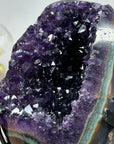 A+ Grade Amethyst Cluster with Stunning Agate Shell - MWS1412