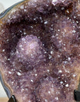 Unique Natural Amethyst & Agate Geode with Beautiful Stalactite Formations - MWS1910