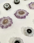 Wholesale Stalactite Slices for Jewelry Making - Bulk Flat Set - STS0061