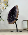 Natural Amethyst Geode with Stunning Quartz Shell - MWS2456