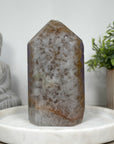 Deep Purple Natural Large Stone Tower - STP0165