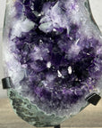 Natural Amethyst Geode with Huge Deep Purple Crystals - MWS3154
