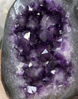 Deep purple Natural Amethyst Cathedral Geode with Large Crystals - CBP1106