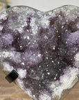 Beautiful Spirit Amethyst Heart with Stalactite Formations - HST0265