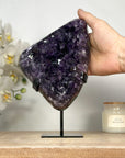 Natural Amethyst Crystal Cluster with Large & Shinny Crystals - MWS2067