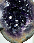 Natural Amethyst & Green Japer Geode - MWS1460