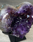 Uruguayan Amethyst Crystal Heart - HST0317