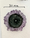 Wholesale Amethyst Stalactite Slices for Jewelry Making - Bulk Flat Set - STS0044