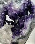 Large Top Grade Amethyst Geode with Calcite Crystal Inclusion - MWS2963