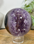 Natural Amethyst & Agate Sphere Geode - SPH0155