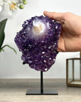 Natural Uruguayan Amethyst Crystal Formation with Stand - MWS2251