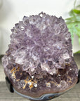 Natural Amethyst Stalactite Flower Formation on Stand - MWS3285