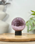 Amethyst Druzy Sphere Geode - SPH0211