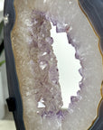 Natural Agate, Quartz & Amethyst Crystal Portal - MWS1954