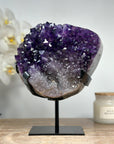 Stunning Natural Amethyst & Quartz Crystal Specimen - MWS1445