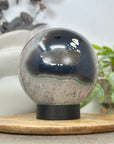 Huge Natural Amethyst & Agate Sphere Geode - SPH0169
