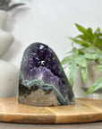 Deep Purple Deep Purple Amethyst with Green Jasper Shell - CBP1295